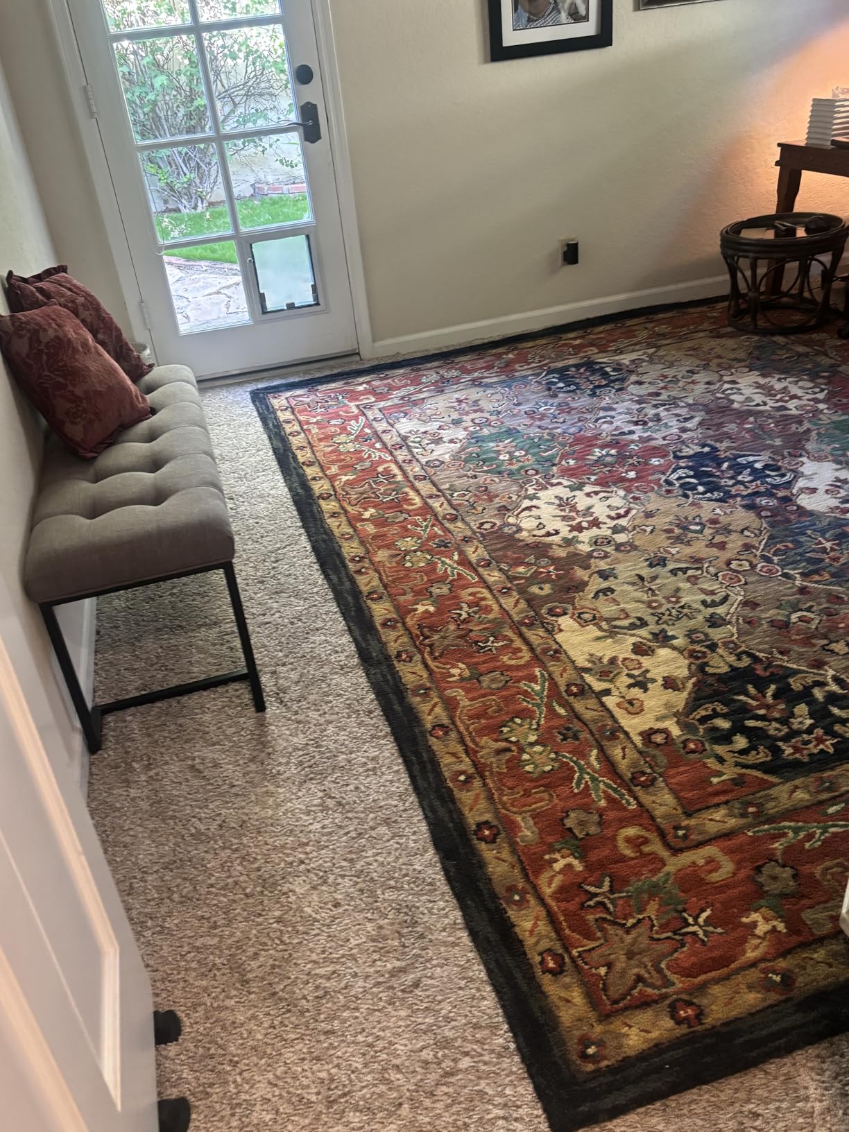 SAFAVIEH Heritage Collection 5' x 8' Multi/Burgundy HG911A Handmade Traditional Oriental Wool customer photo 2