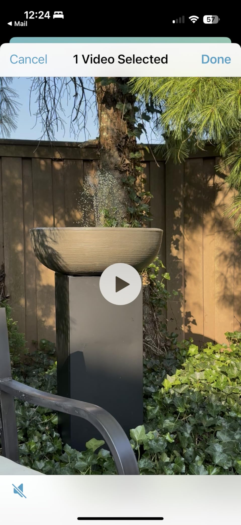 Crescent Garden Large Outdoor Planter Bowl - Double-Walled Resin Pot with Drain Hole, 30