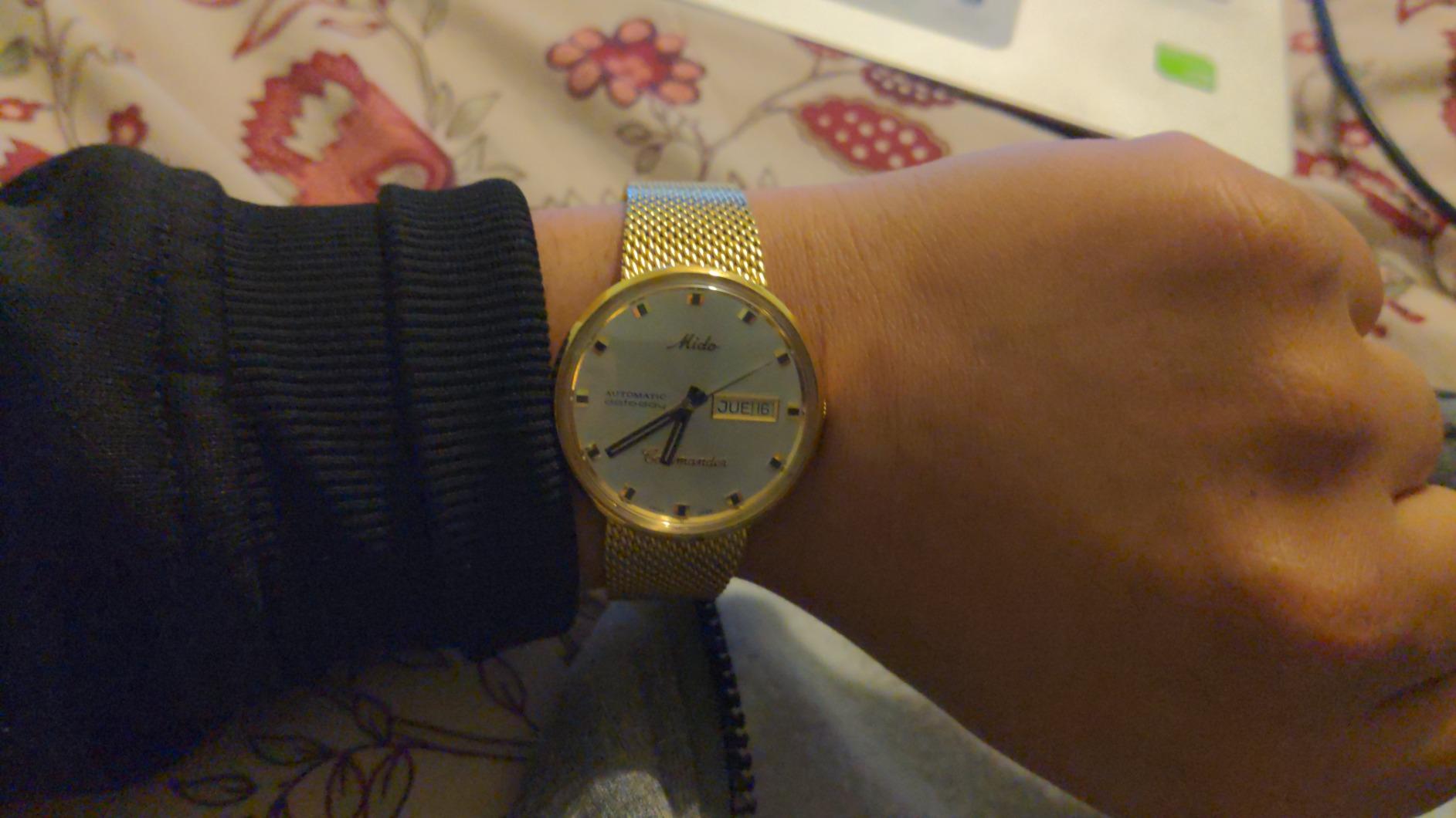 Mido Commander 1959 Swiss Automatic Watch - 37mm Case, Stainless Steel Bracelet customer photo 2