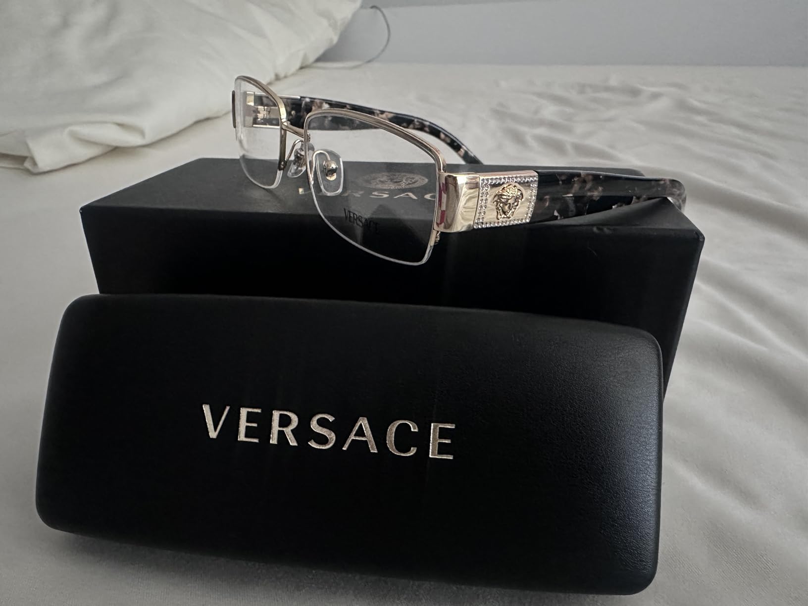 Versace VE 1175B Eyeglasses w/Gold Frame 53mm customer photo 1
