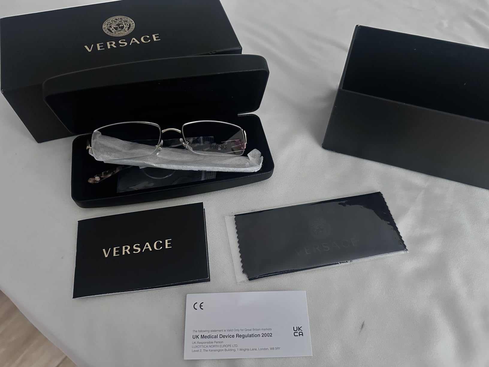 Versace VE 1175B Eyeglasses w/Gold Frame 53mm customer photo 2