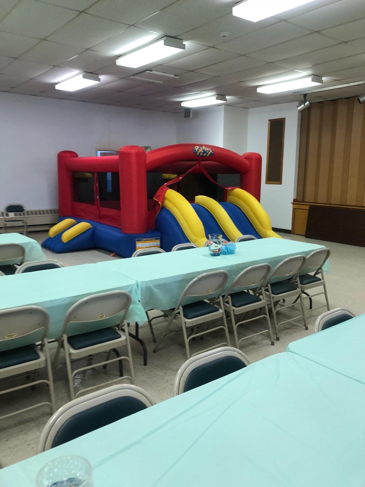 Blast Zone Triple Play Inflatable Combo Bounce House - Massive 16x14 - Blower - Premium Quality - 7 Players - Double Slides customer photo 2