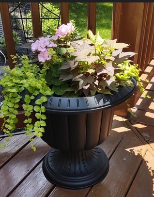 Classic Urn Planter, Stone, 14-Inch customer photo 1