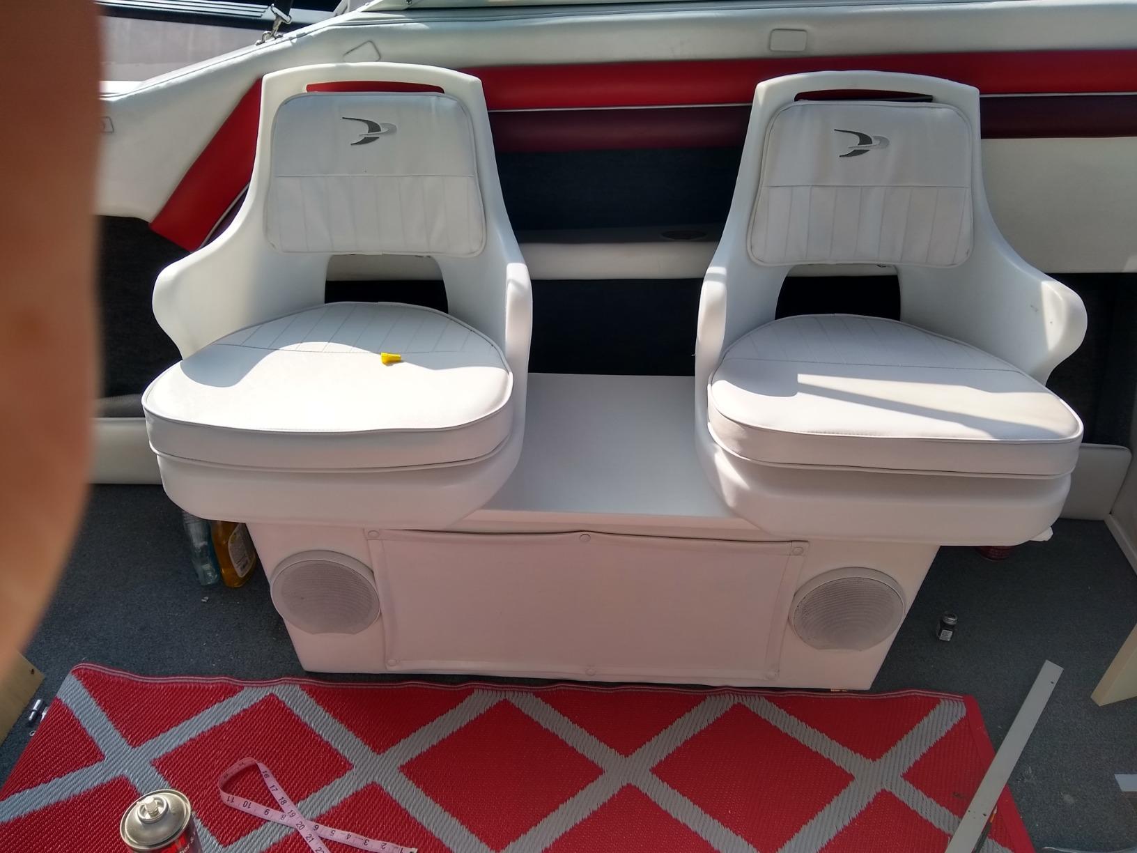 Wise 8WD015-3-710 Standard Compact Pilot Chair with Cushions and Mounting Plate, White customer photo 2