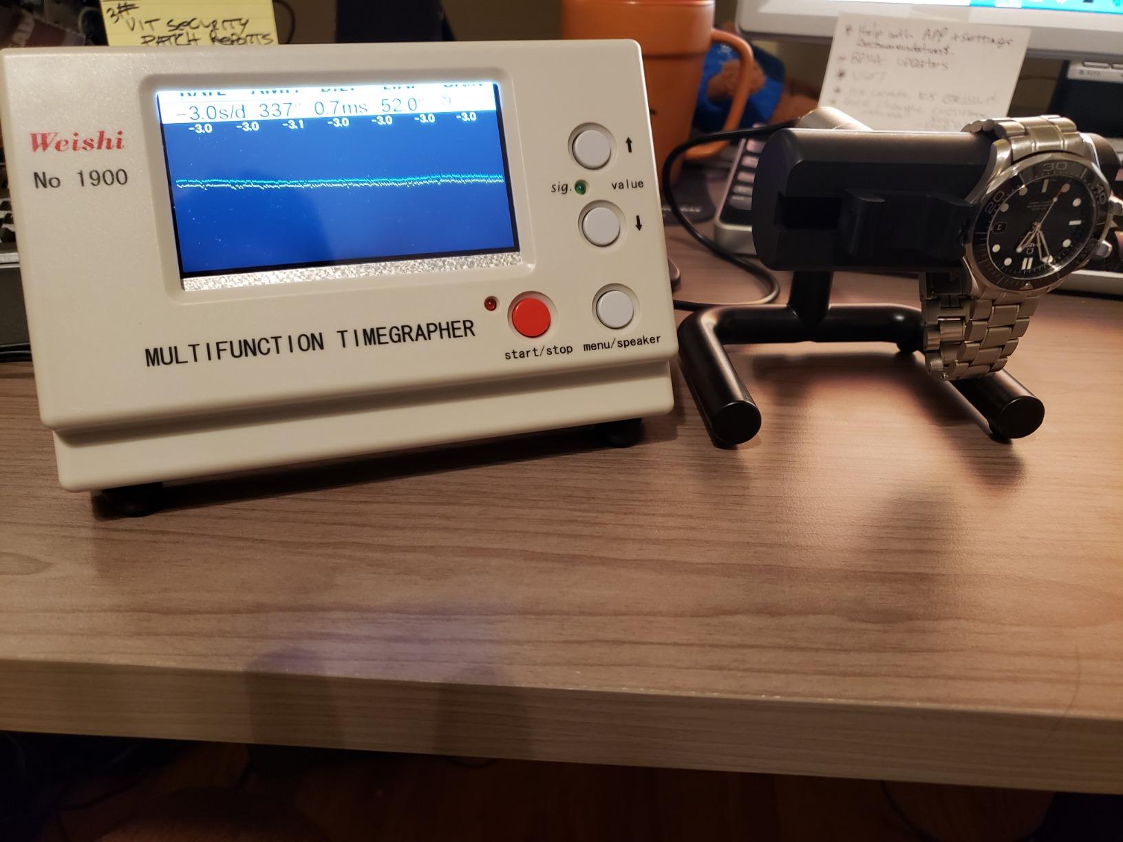 OTOOLWORLD New Coaxial MTG Watch Tester Timing Multifunction Timegrapher LCD Screen NO.1900 customer photo 3