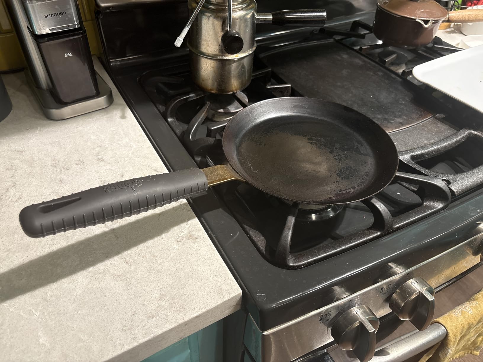 Bourgeat 062034 Round Crepe Pan, 9 1/2-Inch, Gray customer photo 1