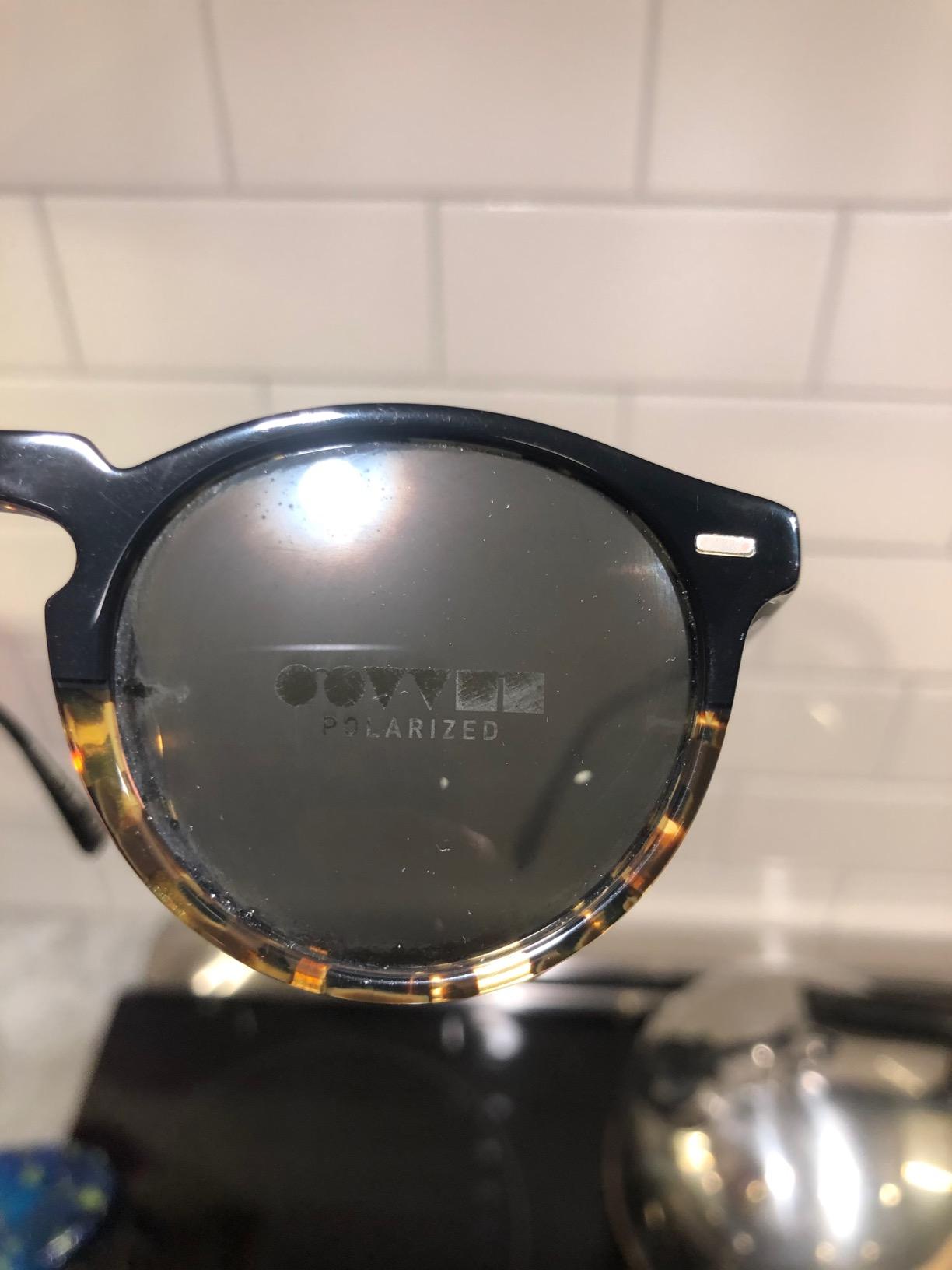 Oliver Peoples OV5217S Gregory Peck Sun Black/Tortoise Round Sunglasses customer photo 2