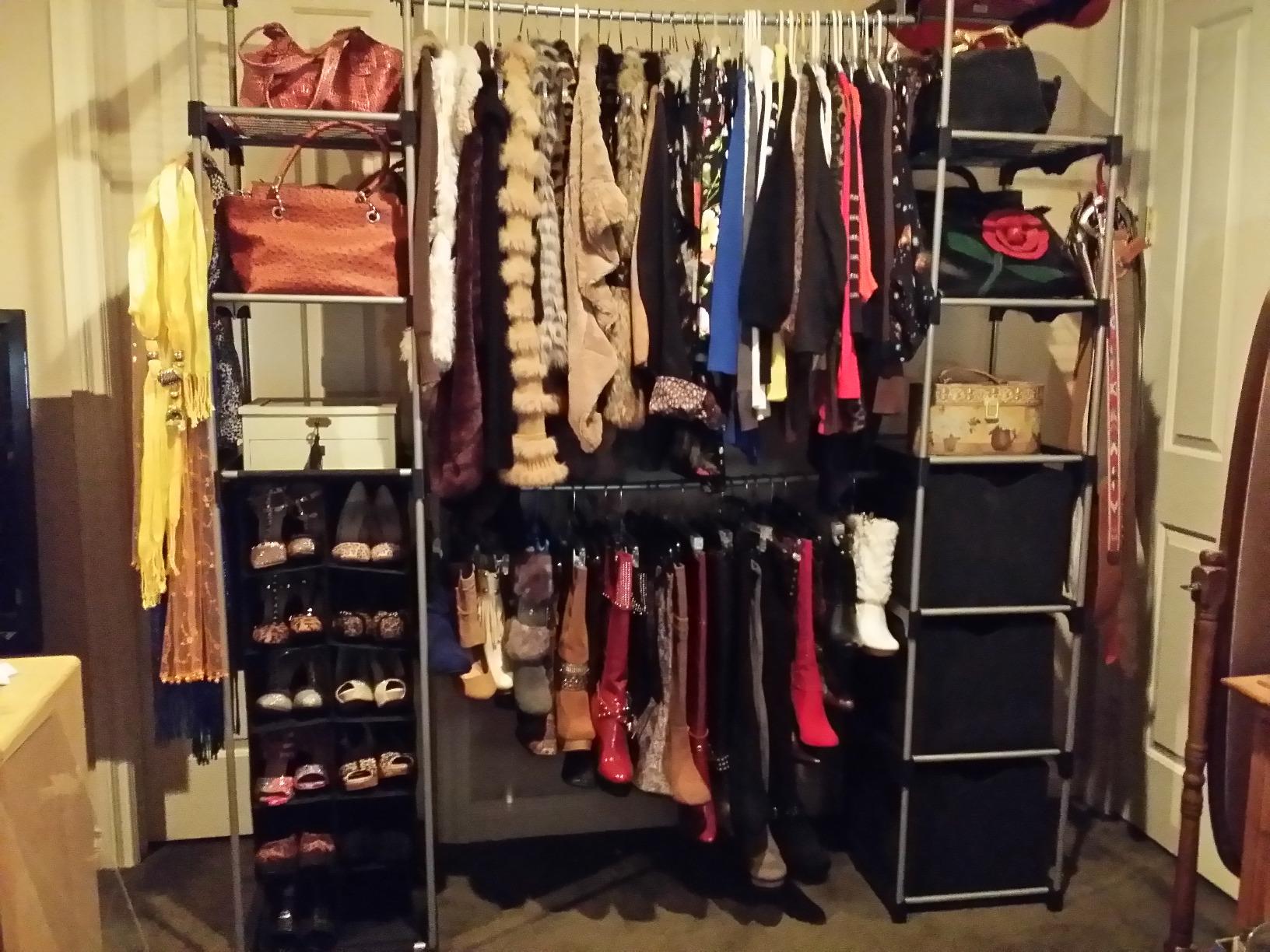 Whitmor Deluxe Double Rod Adjustable Closet Organization System customer photo 1