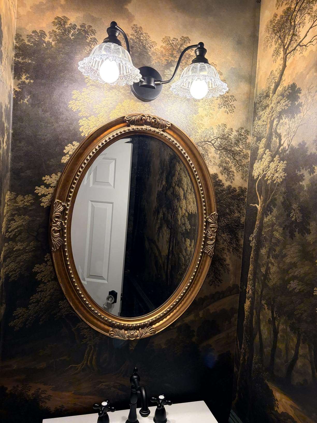 Howard Elliott George Rectangular Bright Silver Wall Mirror, Rectangle Hanging Wood Framed Vanity Mirrors for Home Decor, Living Room, Bathroom, Bedroom, or Hallway, 24 x 36 Inch customer photo 2