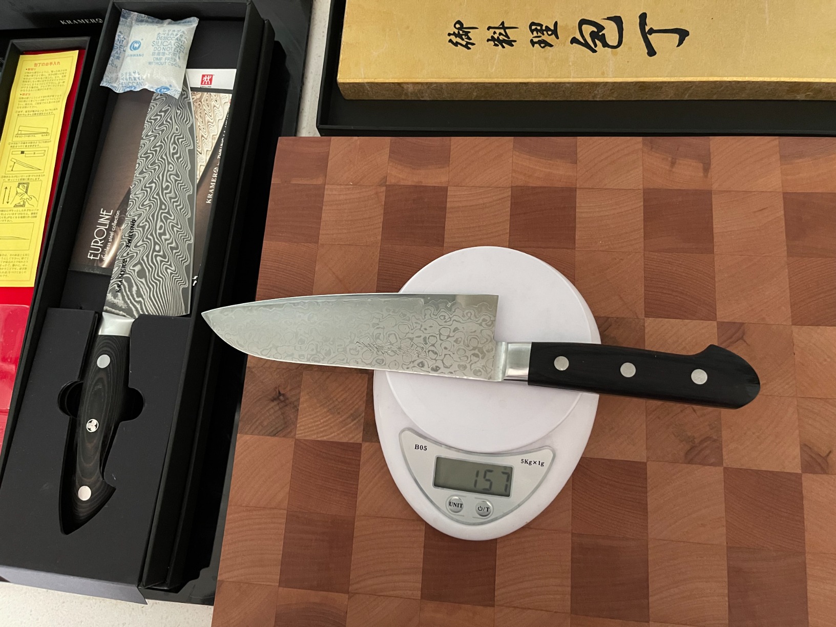 EUROLINE Damascus Collection 7-inch Razor-Sharp German Santoku Knife, Made in Company-Owned German Factory with Special Formula Steel perfected for almost 300 Years customer photo 2