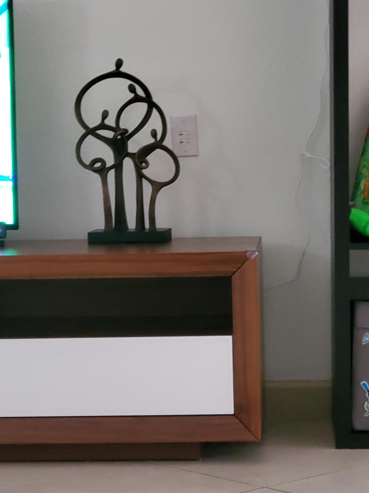 Kensington Hill Abstract Family Modern Rustic Standing Sculpture Tall 19 1/4