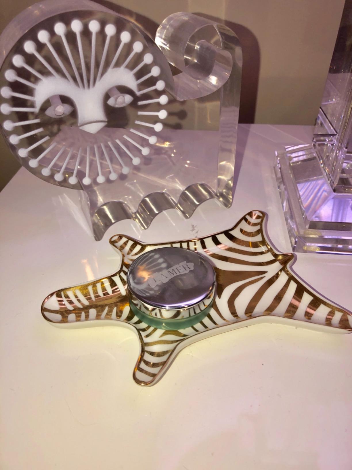 Women's Metallic Zebra Dish customer photo 1