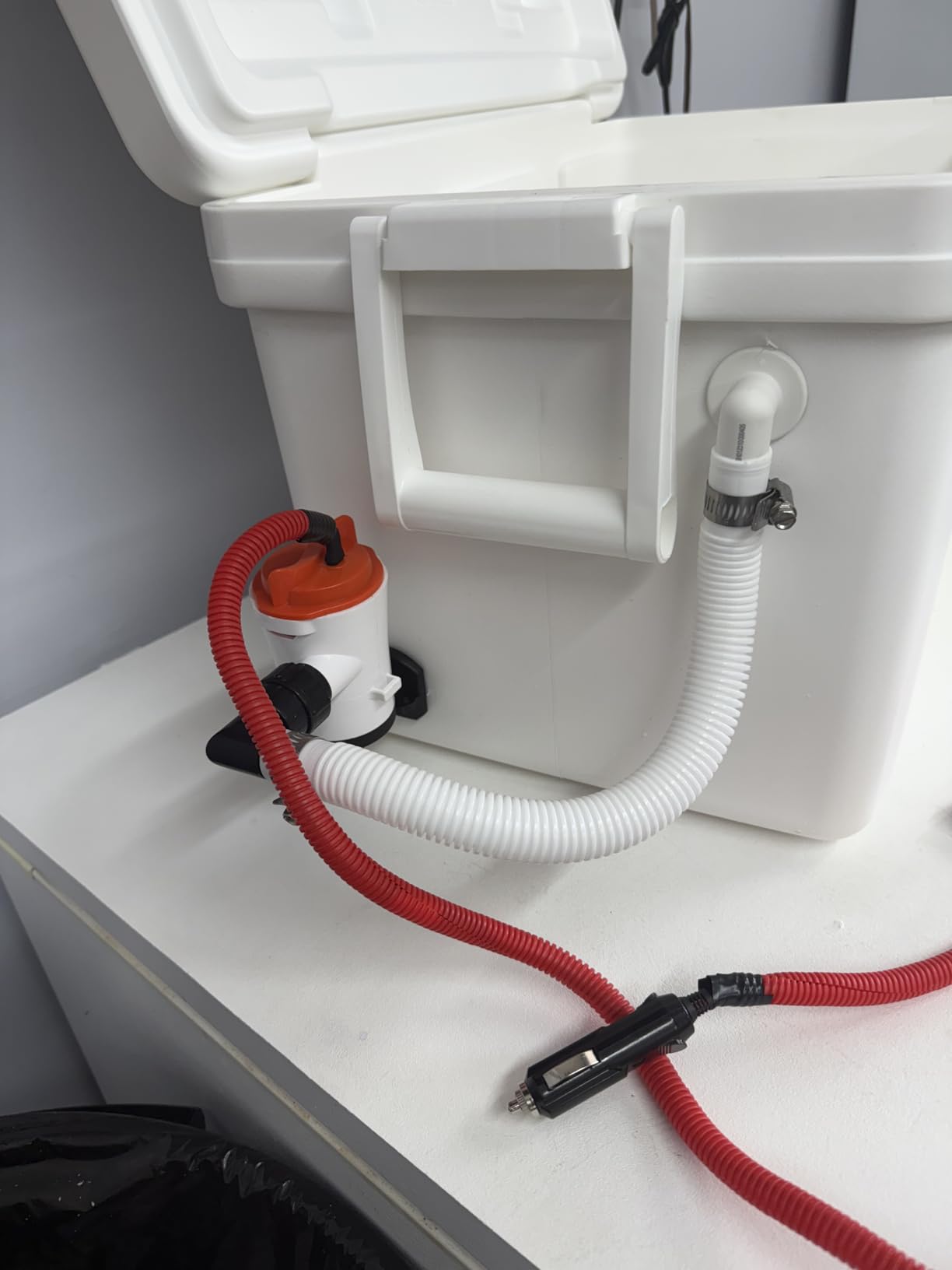 SEAFLO 05 Series 800 GPH Angled Baitwell/Livewell Pump - 12V DC, Detachable Motor, Corrosion-Resistant Submersible Aerator for Freshwater and Saltwater Use - CE & Rohs Certified - 4 Year Warranty customer photo 1