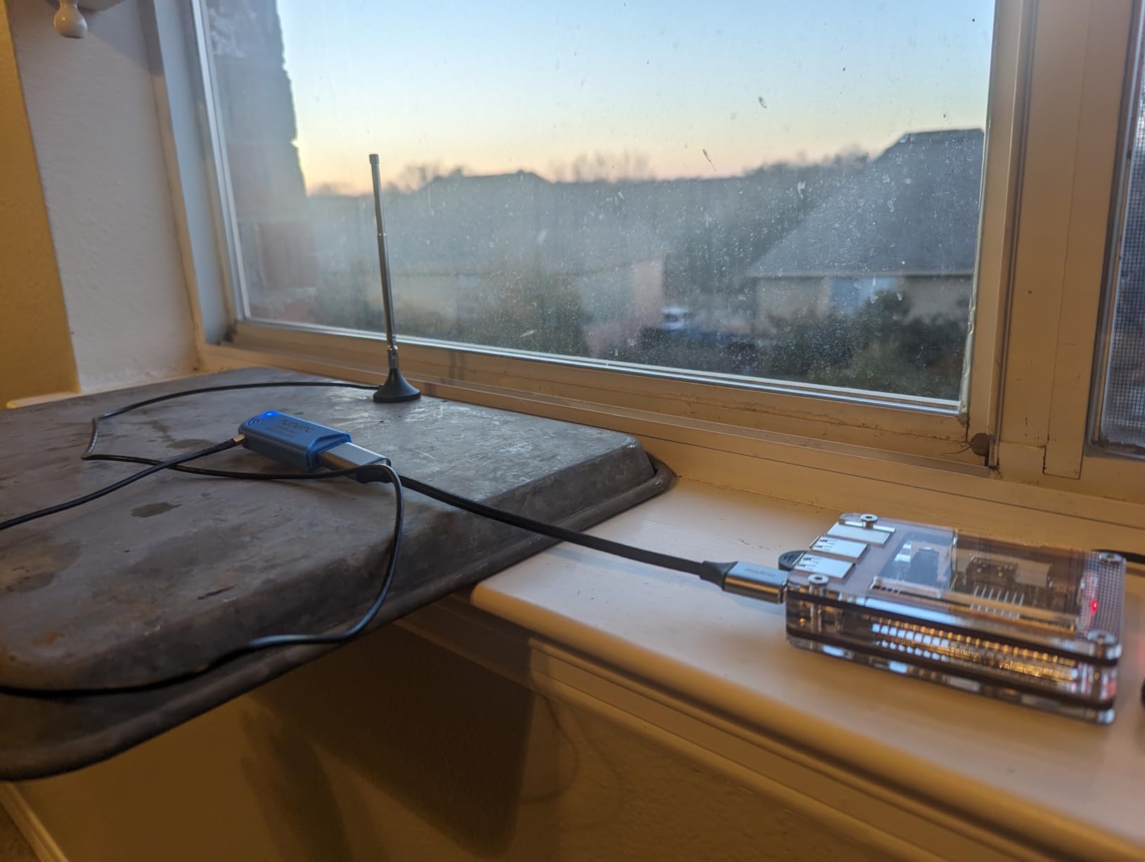 Nooelec NESDR Mini 2 USB RTL-SDR and ADS-B Receiver Set, RTL2832U and R820T2 Tuner, MCX Input. Low-Cost Software Defined Radio Compatible with Many SDR Software Packages, ESD-Safe customer photo 1