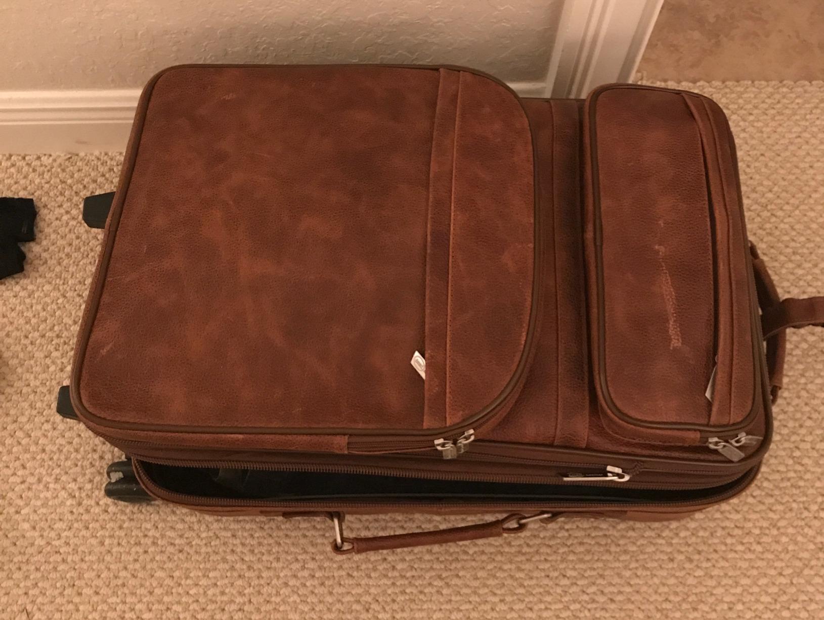 Amerileather Waxy Brown Leather Two Piece Set Traveler customer photo 2