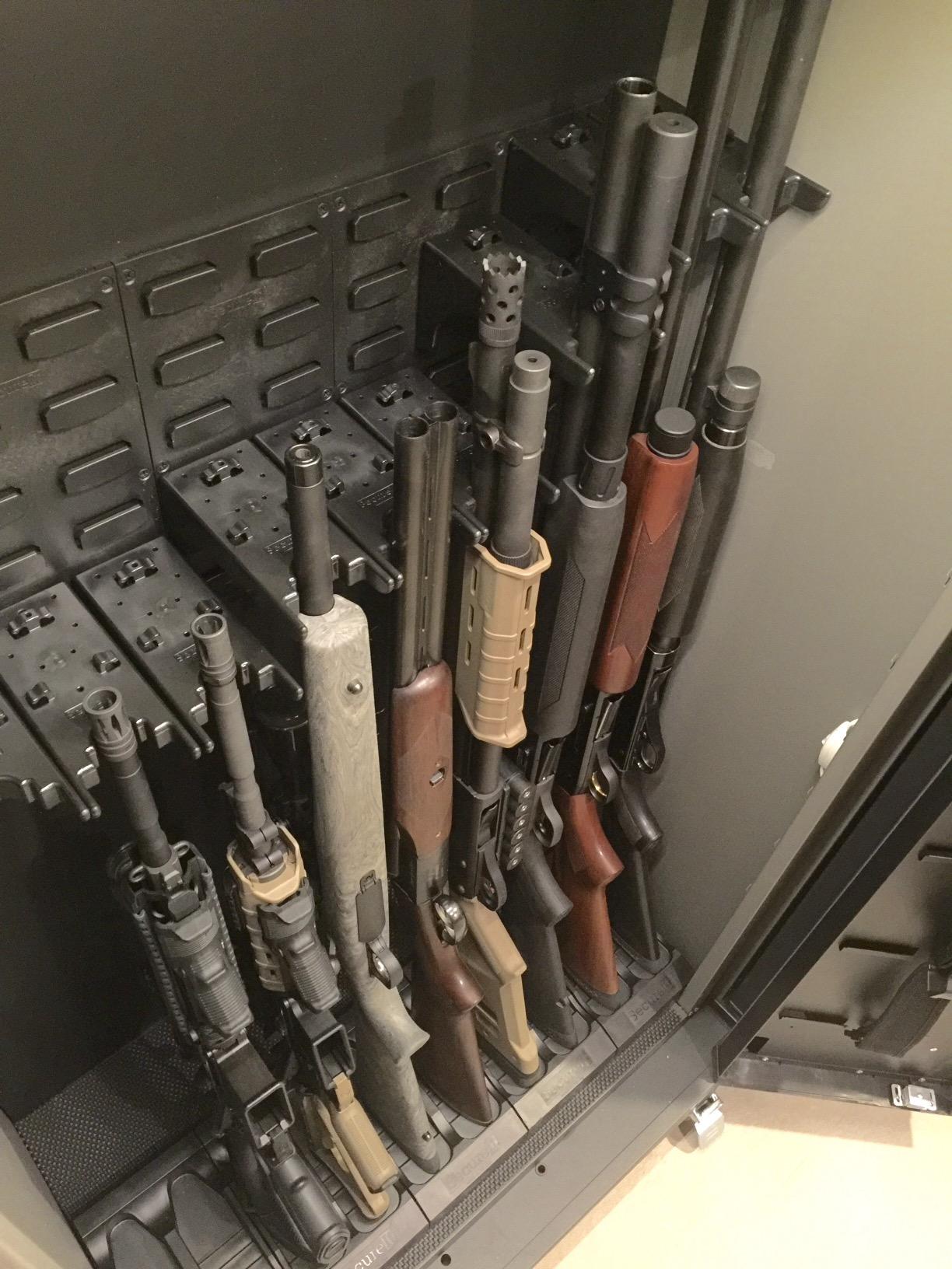 SecureIt Gun Storage Gun Safe Kit: Retrofit 6 - Safely Organize Your Guns with This Easy to Use Modular System, Protect Your Guns Investment from Scratches customer photo 1