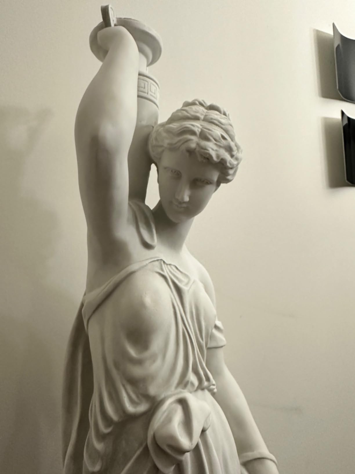 Design Toscano Dione the Divine Greek Water Woman Indoor/Outdoor Garden Statue, Grande, 38 inches tall, Cast Stone Resin, Antique Stone Finish customer photo 2