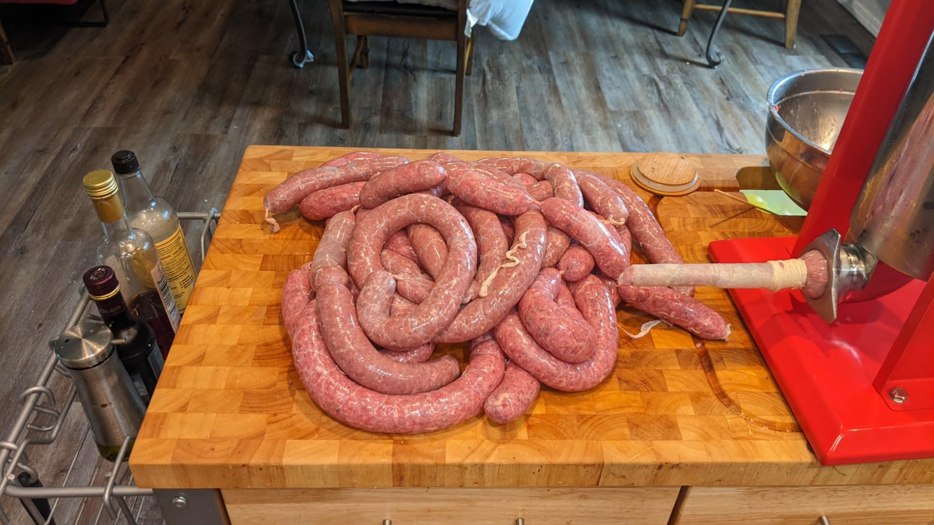 Hakka 25 Pound Sausage Stuffer 2 Speed Stainless Steel Vertical Sausage Filler customer photo 1