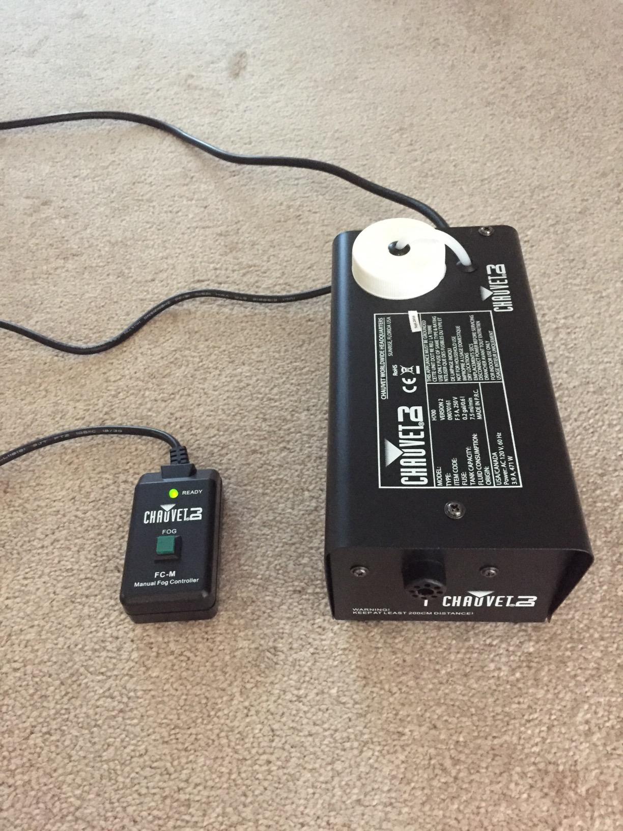 Chauvet DJ Hurricane 1000 Compact Fog Machine with Wireless Remote customer photo 1