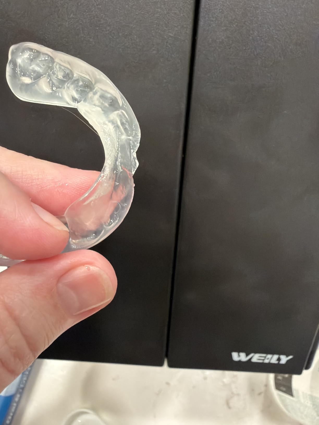 Oral-B Mouth Guard for Grinding Teeth at Night - Nighttime Dental Guard - Moldable Night Guard with Scope Mint Flavor customer photo 2