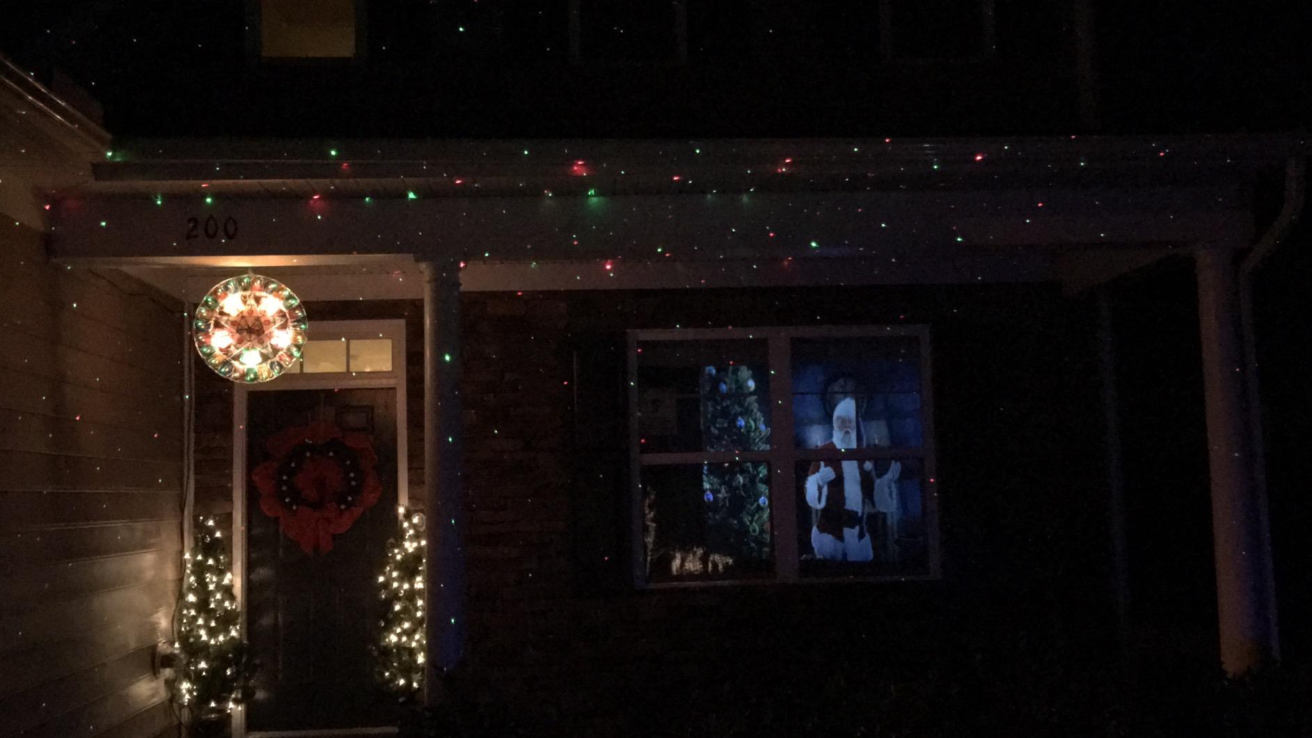 AtmosFX Night Before Christmas Digital Decorations DVD for Christmas Holiday Projection Decorating customer photo 2