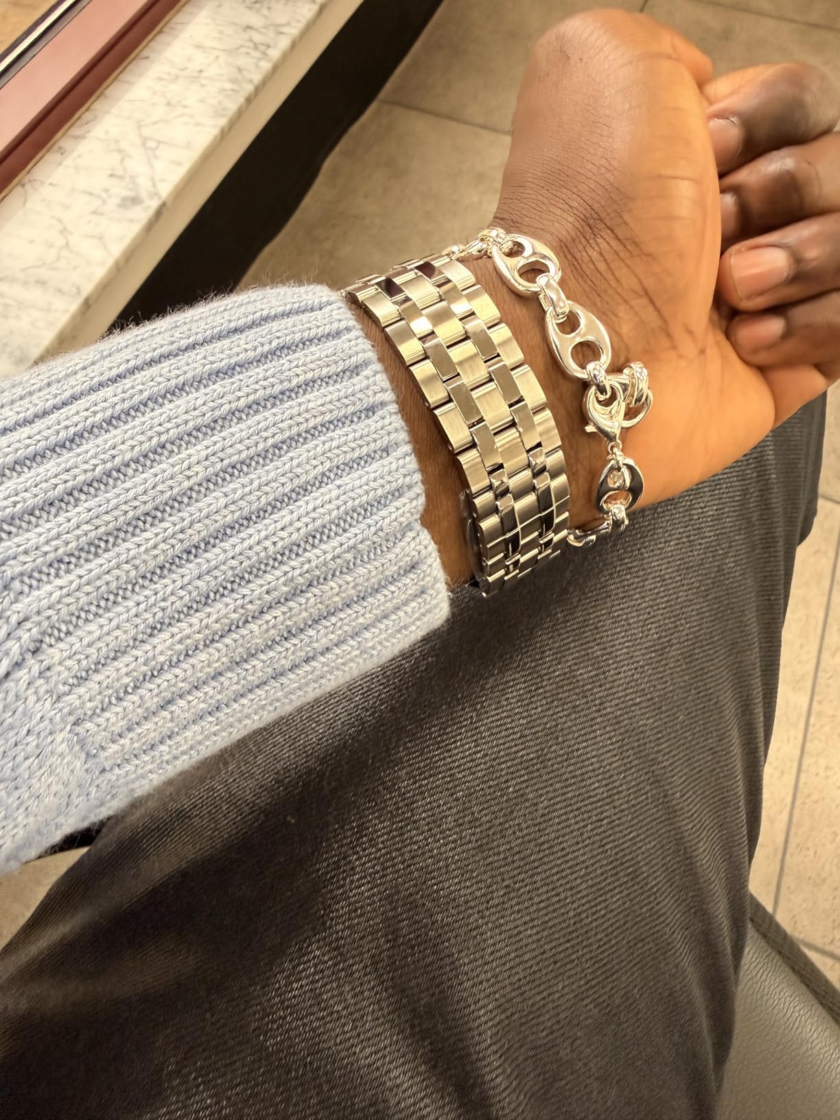 Men's Classic Sutton 3-Hand 21-Jewel Automatic Watch, 42 Hour Power Reserve, Skeleton Dial, Luminous Hands, 100M Water Resistant, 43mm customer photo 1