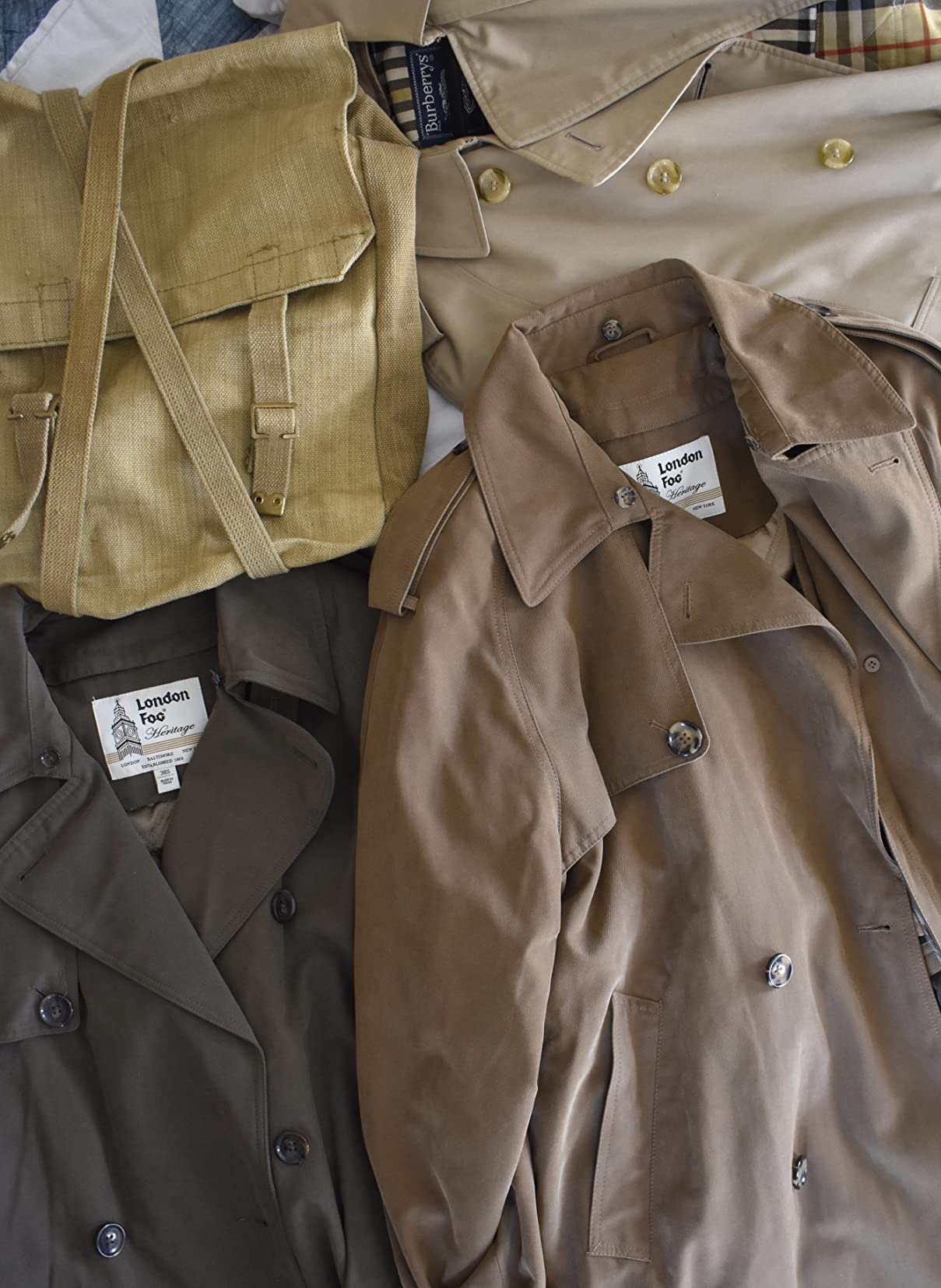 Men's Raleigh Double Breasted Long Trench Coat with Zip Out Liner customer photo 1