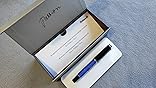 Pelikan Tradition M205 Blue Marble Fountain Pen, Fine Nib, 1 Each (801966) customer photo 2