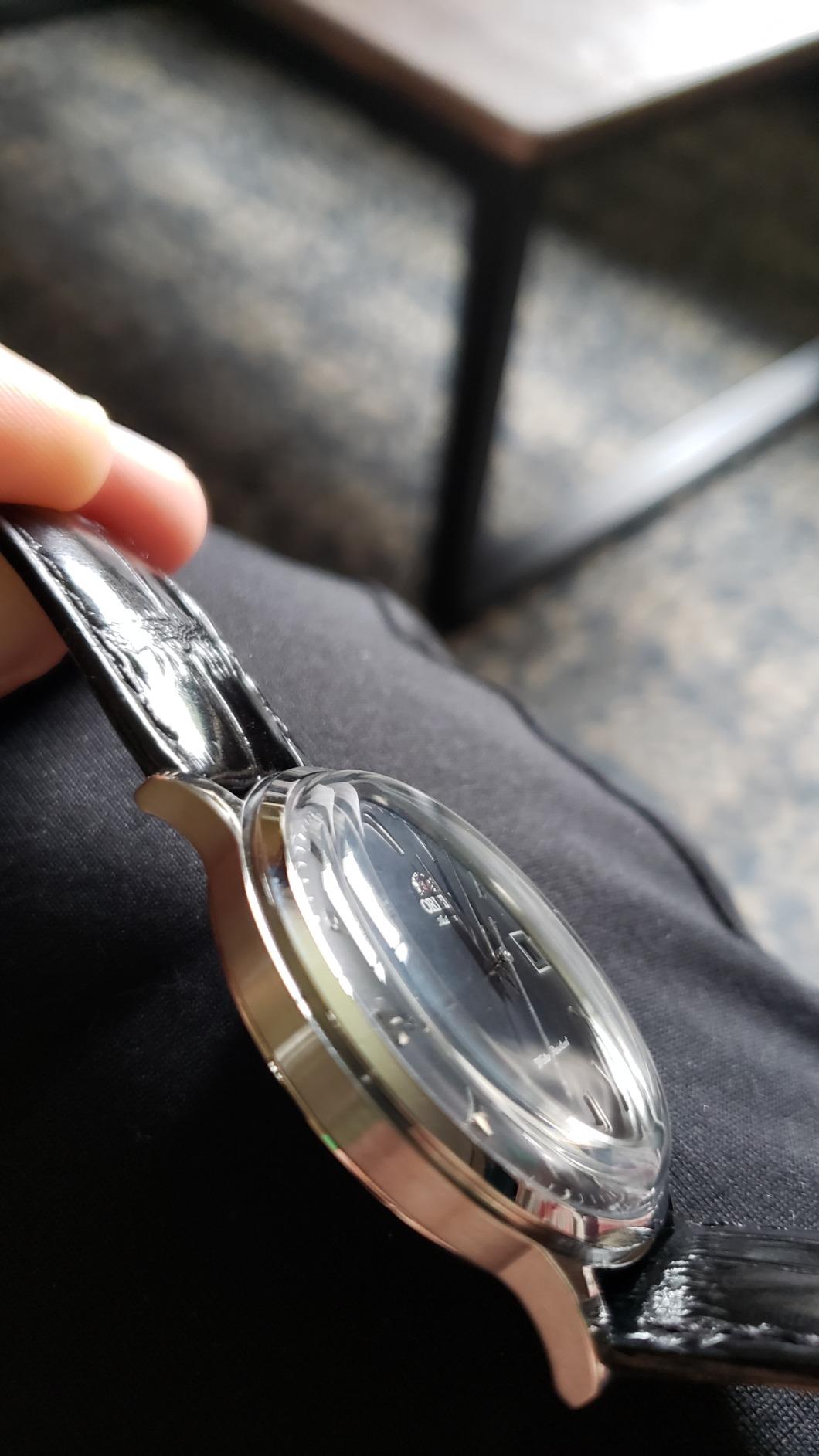 Orient 2nd Gen Bambino Version I Japanese Automatic Stainless Steel and Leather Dress Watch customer photo 2