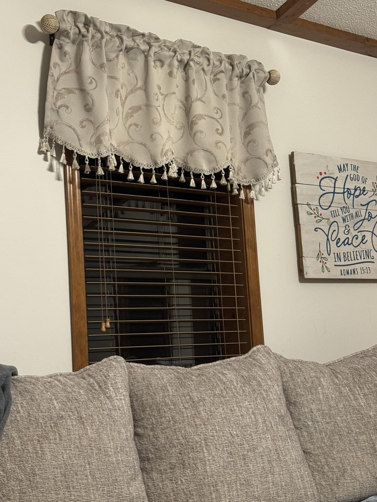 Elrene Home Fashions Mia Jacquard Scroll Blackout Window Curtain, 52