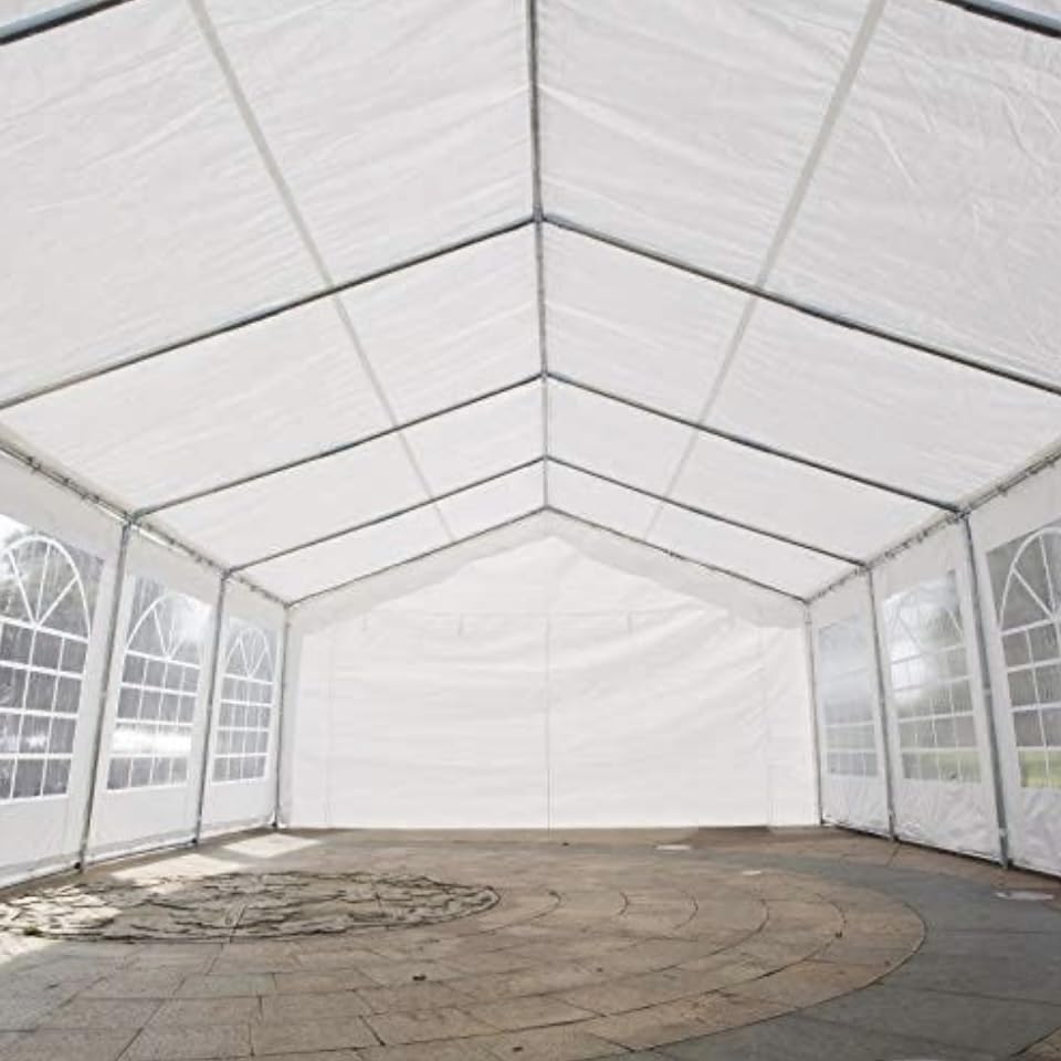 Outsunny 20 x 40 ft Heavy Duty Party Tent Outdoor Gazebo Wedding Tent Event Shelter with Removable Sidewalls & Windows, Waterproof Canopy customer photo 1