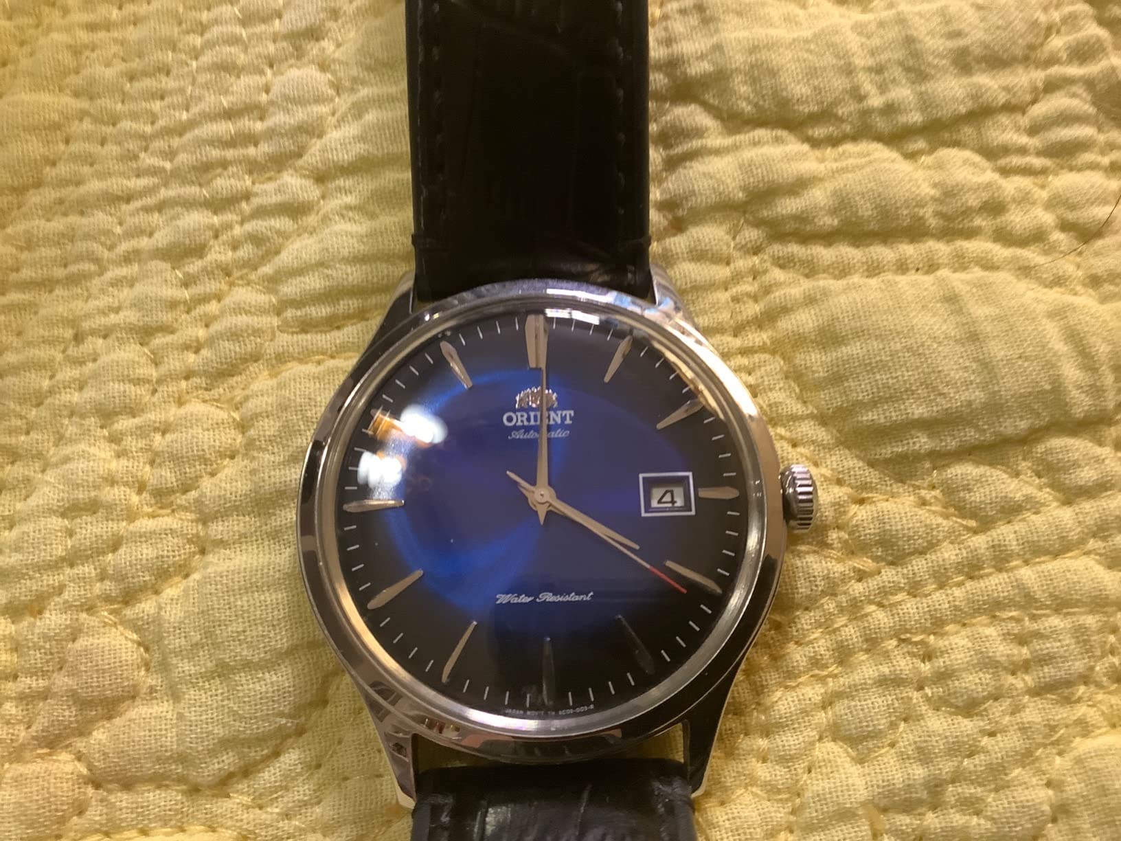 Orient Bambino Version 4 Japanese Automatic/Hand Winding Stainless Steel and Leather Dress Watch customer photo 2
