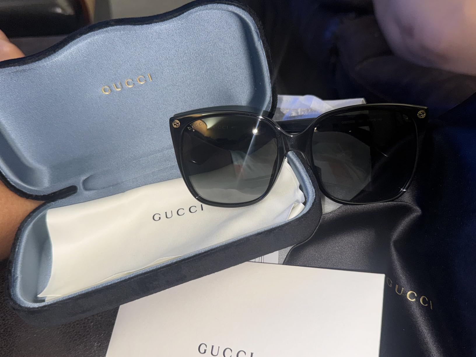 Gucci Women's Lightness Square Sunglasses customer photo 1