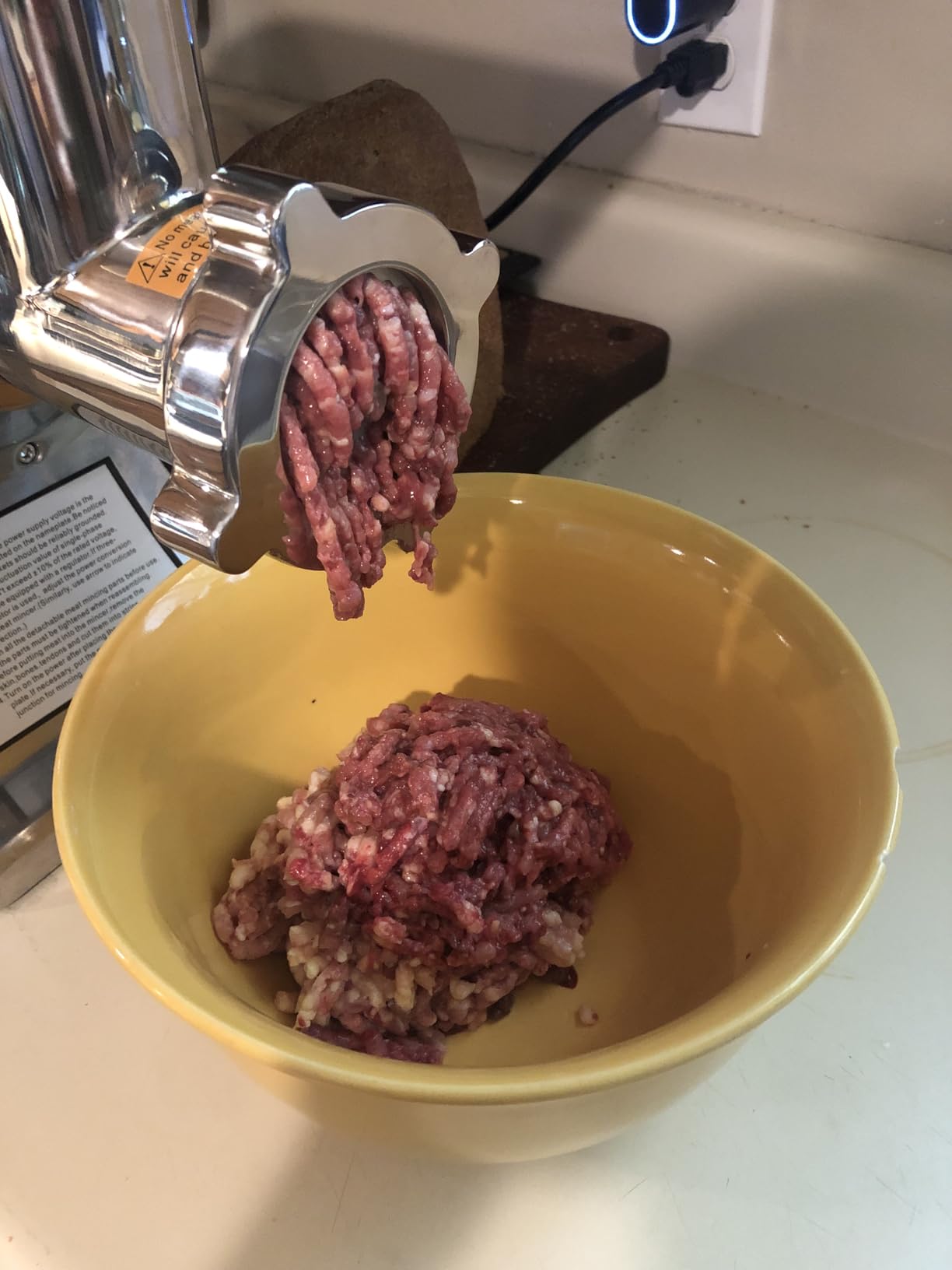 Happybuy Commercial Meat Grinder, 550LB/h 1100W, 220 RPM Heavy Duty Stainless Steel Industrial Meat Mincer customer photo 1
