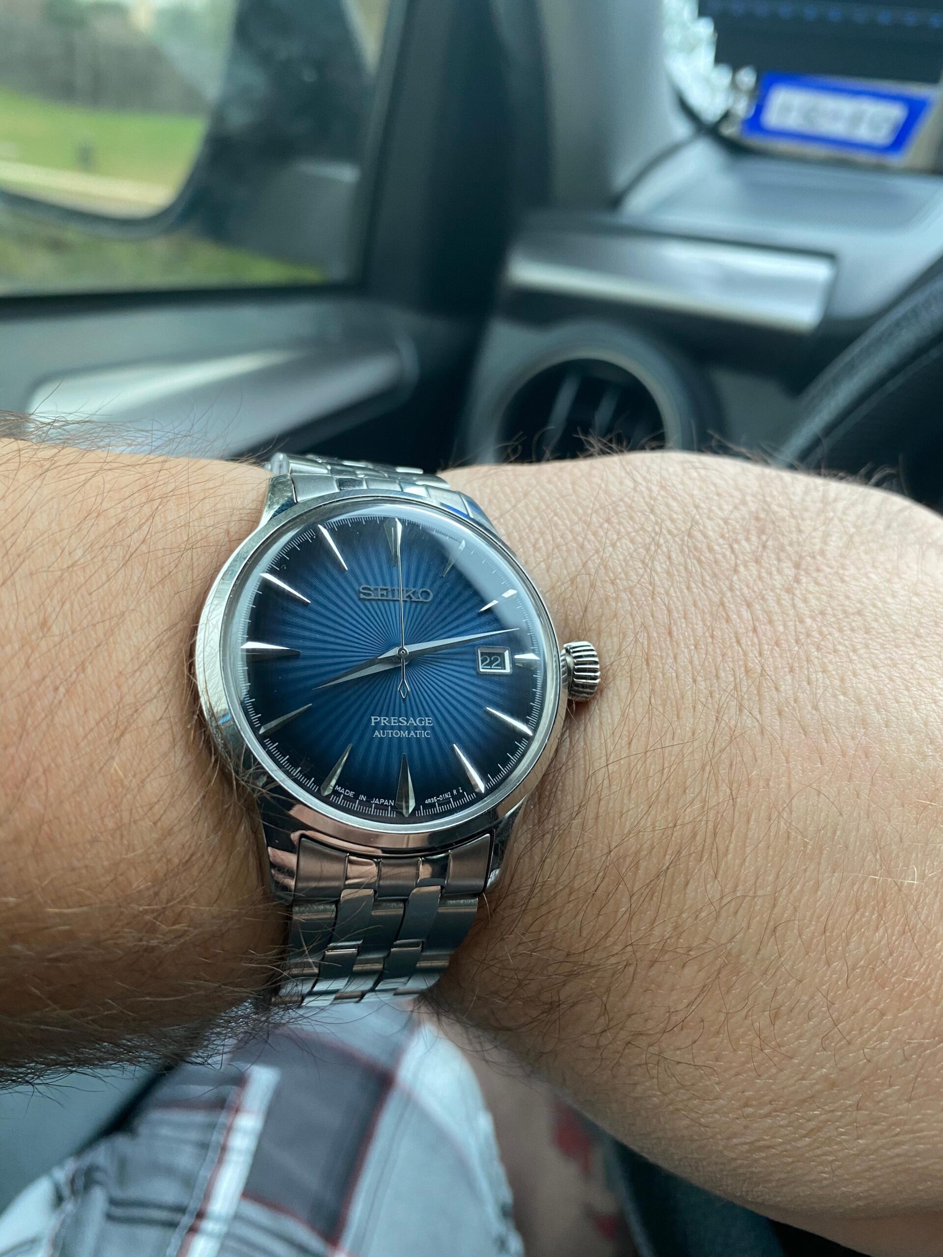 Mens Analogue Automatic Watch with Stainless Steel Strap SRPB41J1 customer photo 2