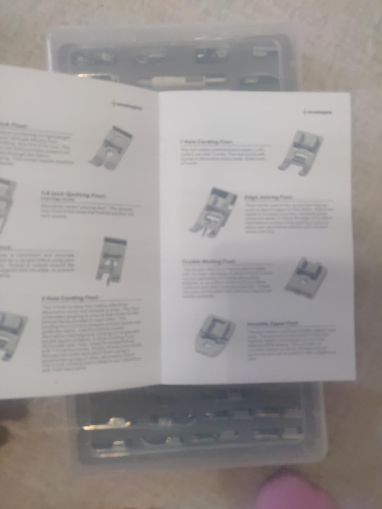 52pcs Sewing Machine Presser Feet Set - Metal, Low Shank for Singer, Brother, Babylock, Janome and Kenmore customer photo 2