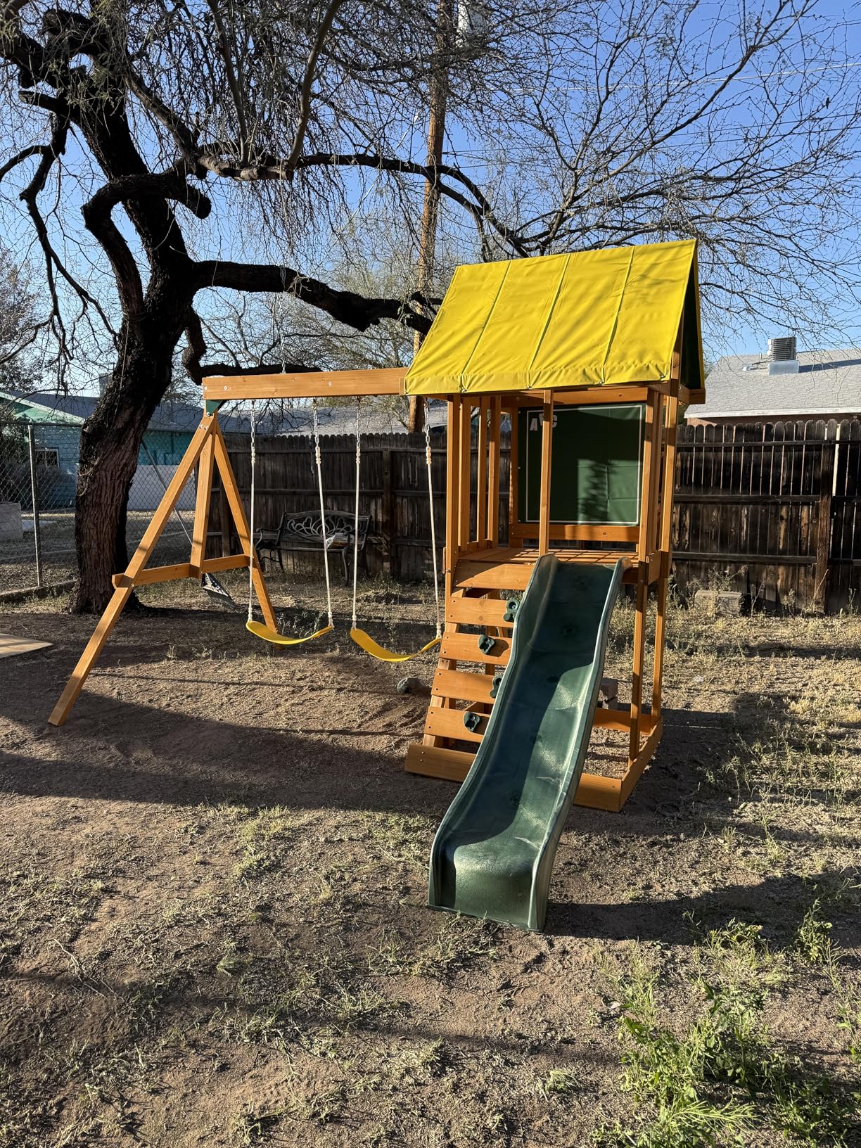 KidKraft Appleton Wooden Swing Set (Amazon Exclusive) customer photo 1
