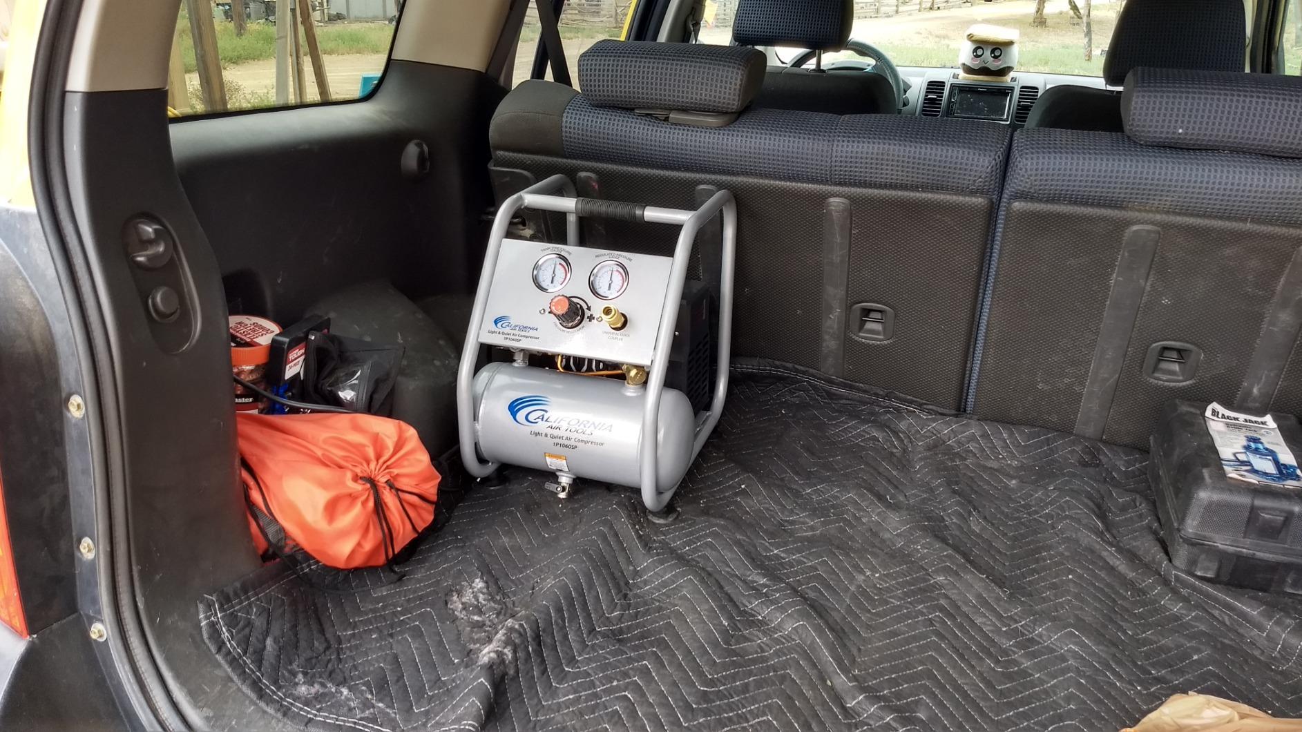 California Air Tools CAT-1P1060SP Light & Quiet Portable Air Compressor, Lightweight, Ultra Quiet, Oil-Free, 1 Gallon Steel Tank, .6 HP, 56 dBA Noise Level customer photo 2