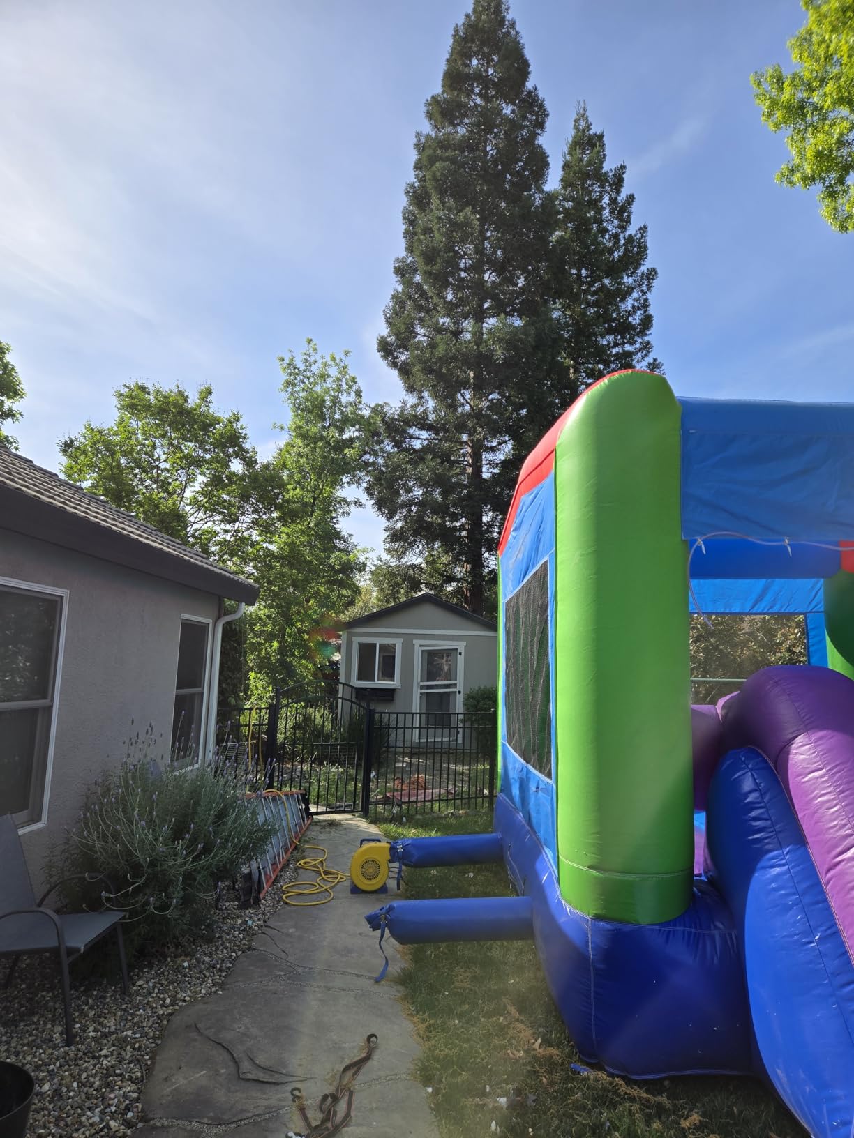 JumpOrange 13'x26'x15' Ninja Warrior Bounce House with Slide; 15oz Commercial Grade PVC, Reinforced Strength Wet/Dry Jumper customer photo 2