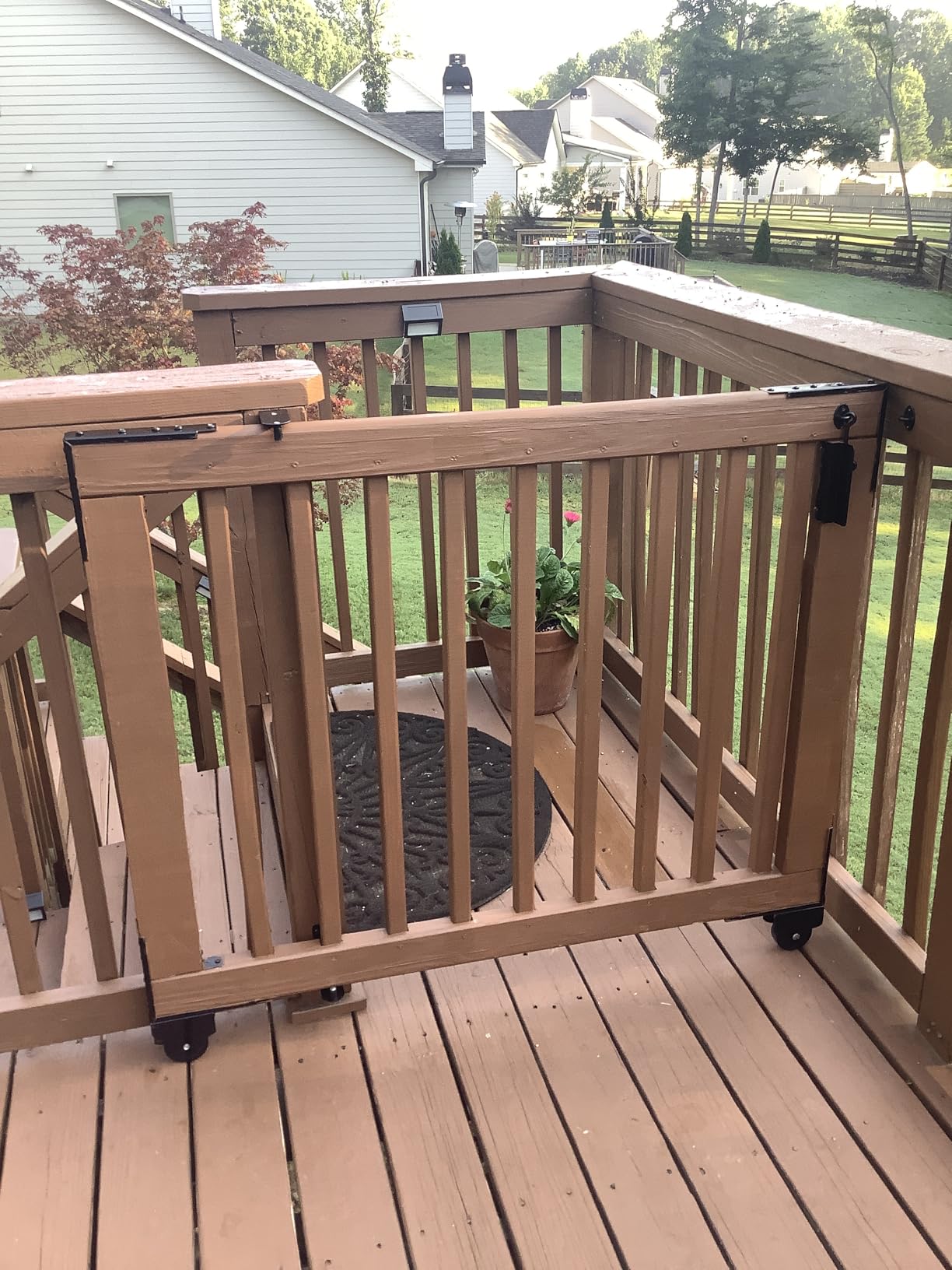 Pylex 11052 11070 Sliding Gate Kit, Black customer photo 5