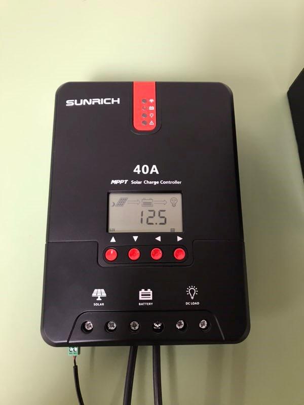 RICH SOLAR 40 Amp 12V/24V DC Input MPPT Solar Charge Controller with LCD Display Solar Panel Regulator for Gel Sealed Flooded and Lithium Battery Negative Ground customer photo 2