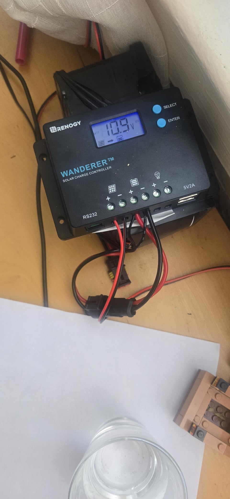 Renogy 30A 12V/24V PWM Solar Charge Controller with LCD Display Flush Mount Design Negative Ground customer photo 2