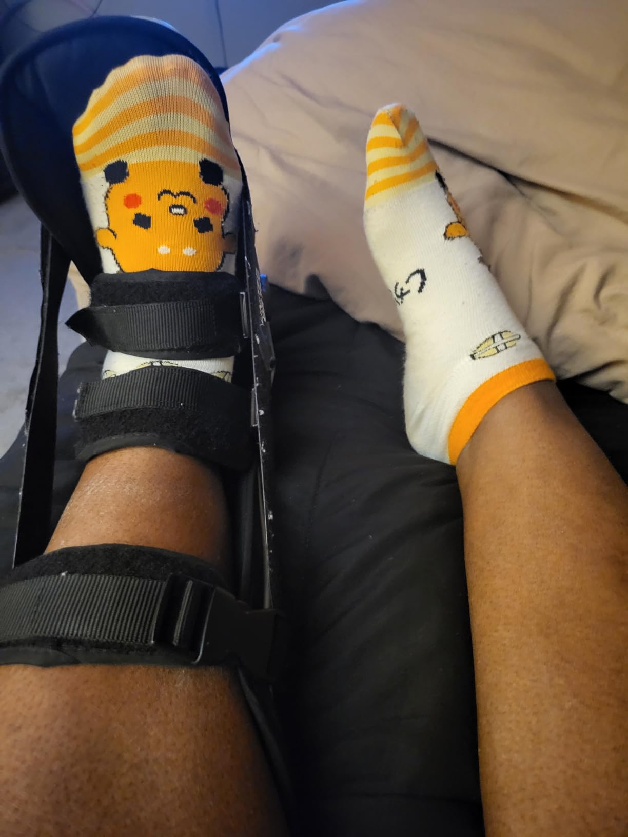 United Ortho Plantar Fasciitis Adjustable Leg Support Brace Fits Right or Left Foot for Soreness Relief, Foot Pain and Stretching, Large, Black customer photo 1