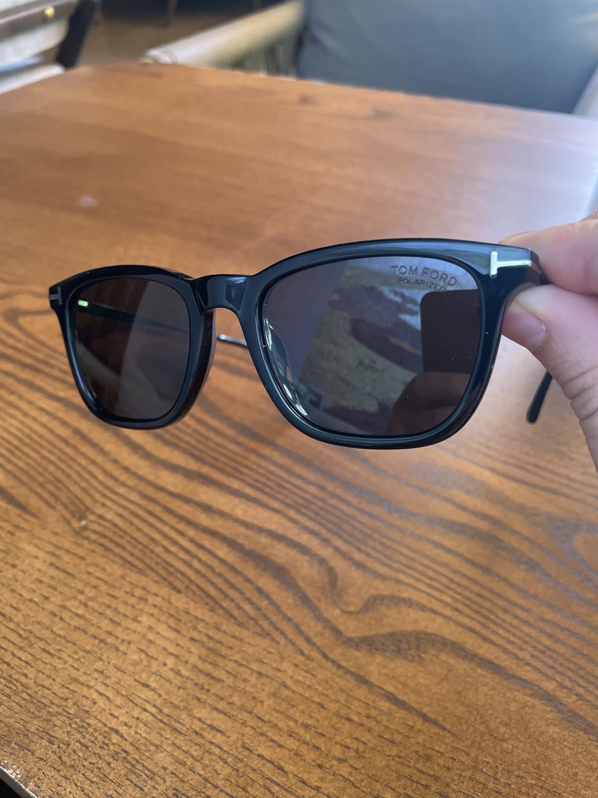 Sunglasses Tom Ford FT 0625 Arnaud- 02 01D shiny black/smoke polarized customer photo 2