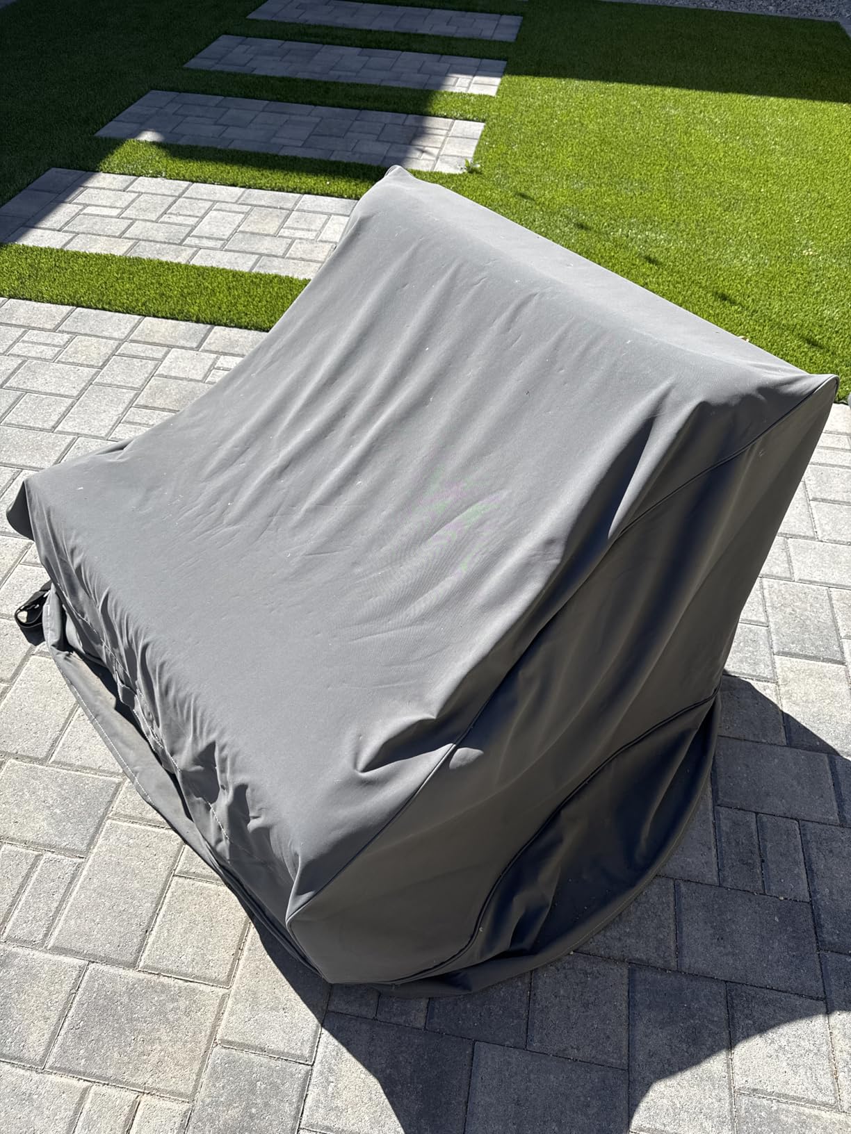 Vailge Patio Chair Covers, Lounge Deep Seat Cover, Heavy Duty and Waterproof Outdoor Lawn Patio Furniture Covers (2 Pack - Large, Beige & Brown) customer photo 1