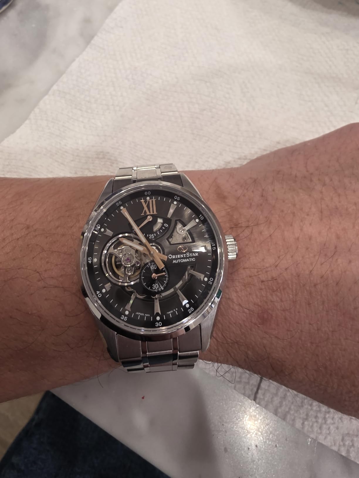 Orient Star Modern Skeleton Automatic Mechanical Watch customer photo 1