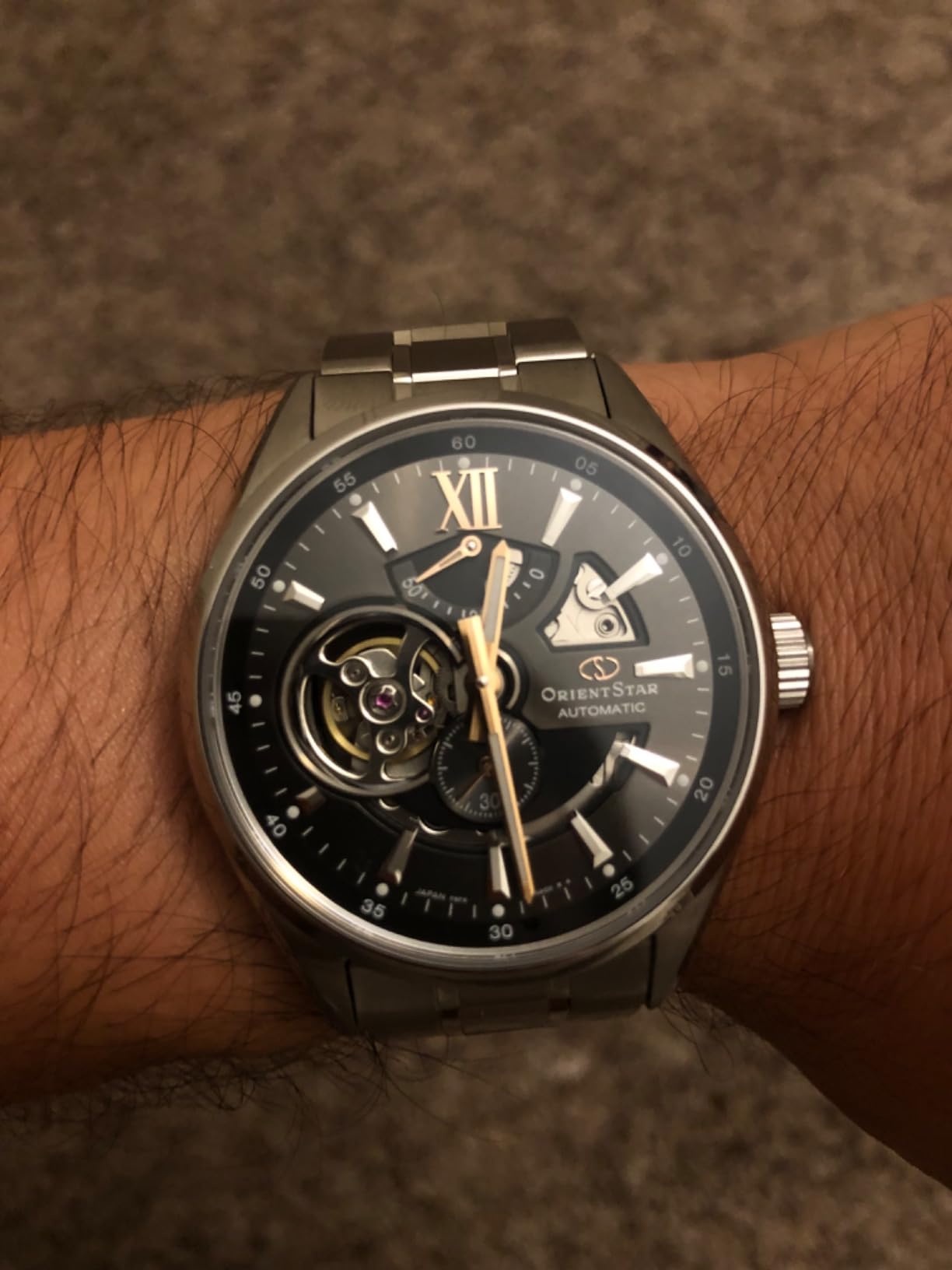 Orient Star Modern Skeleton Automatic Mechanical Watch customer photo 2