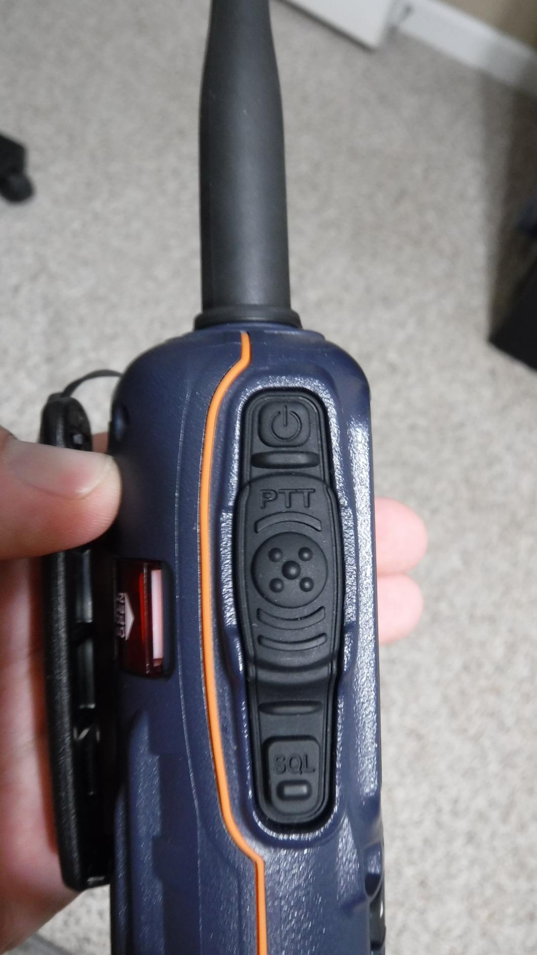 Standard Horizon HX890 Handheld VHF Navy Blue - Floating 6 Watt Class H DSC Two Way Radio with Built-in GPS customer photo 2