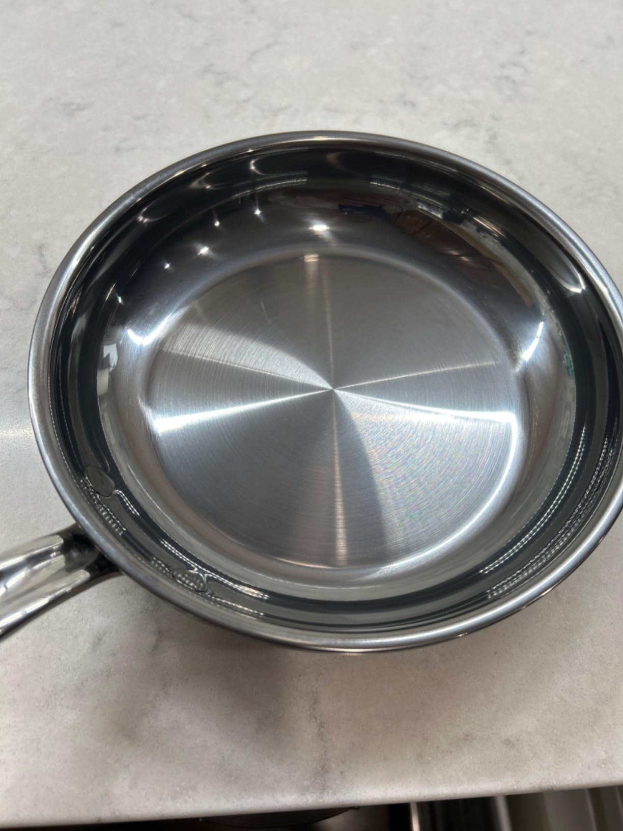 Hestan - NanoBond Collection - Titanium Stainless Steel 8.5-Inch Frying Pan - Toxin, PFAS, & Chemical Free Clean Cookware, Induction Cooktop Compatible customer photo 1
