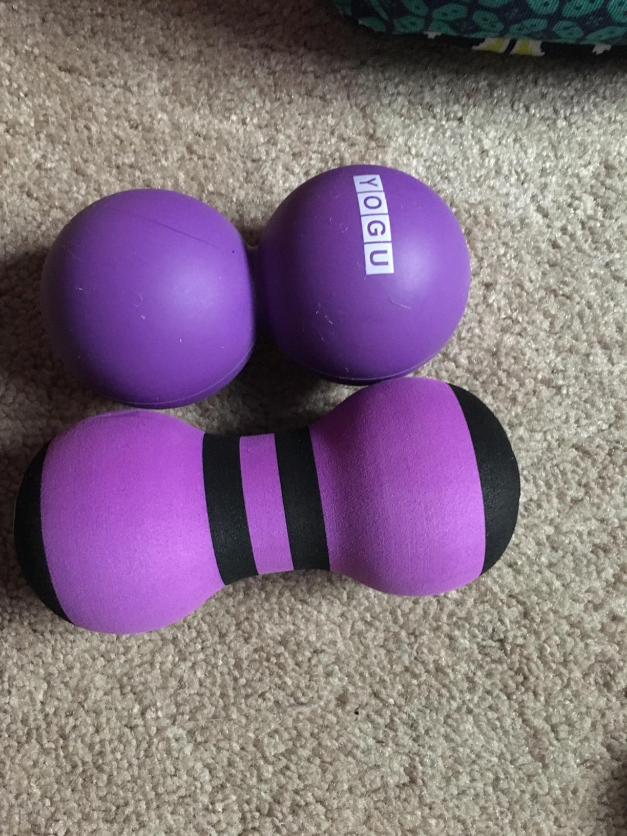 Myofascial Trigger Point Release & Deep Tissue Therapy Kit 6 Pack - Foam, Spiky & Peanut Balls in 3 Sizes customer photo 2